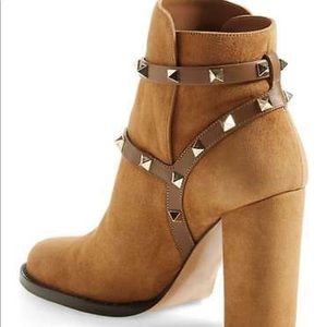 Valentino Shoes - Valentino Rockstud Suede Ankle Boots Valentino Shoes - Valentino Rockstud Suede Ankle Boots